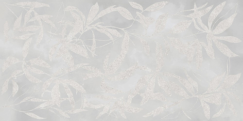 АртВолл Цветы Серый Матовый  Керамогранит 60x120