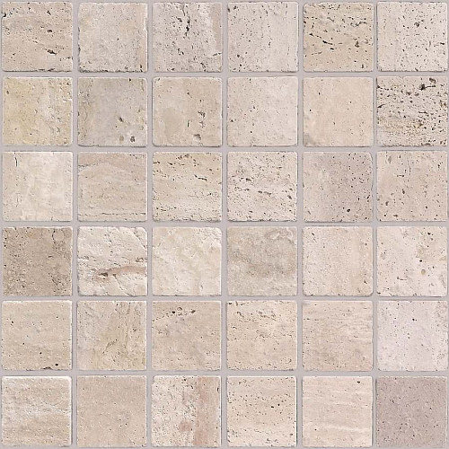 Pietrine Travertino Beige Mat 4.8х4.8  Керамическая плитка 30.5x30.5