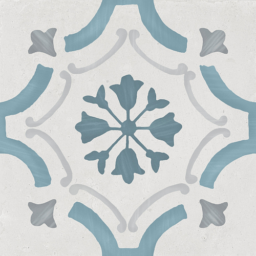Sirocco Blue Ornate  Керамогранит 22.3x22.3