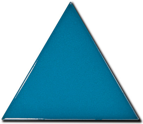 Scale Alhambra Triangolo Electric Blue Tr  Керамическая плитка 10.8x12.4