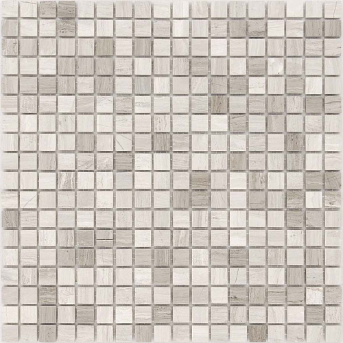Pietrine Travertino Silver Pol 1.5х1.5  Керамическая плитка 30.5x30.5