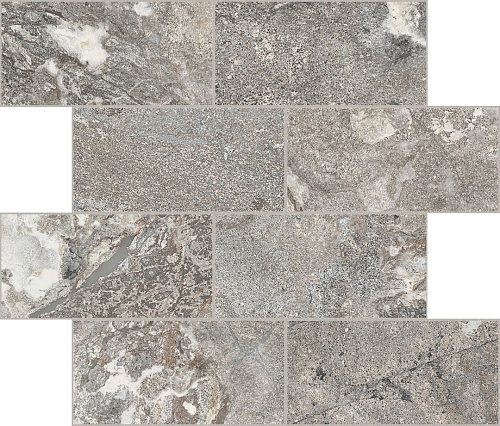 Onyx and More Silver Porphyry Strutturato 6mm Muretto  Керамогранит 30x30