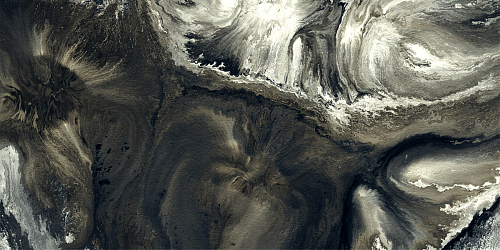 Арабески Блэк Полированный  Керамогранит 60x120