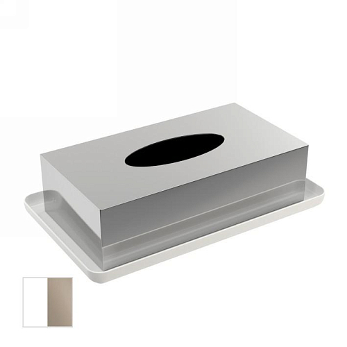  Equilibrium Салфетница,Цвет: White Matt/Bronze 16.1x27.6