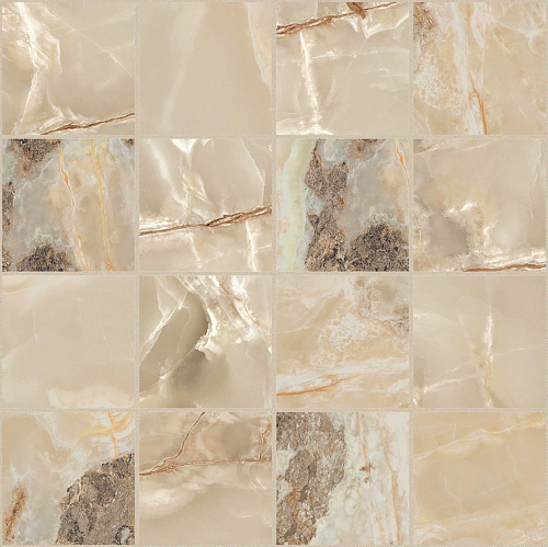 Onyx and More Golden Blend Satin 6mm Mosaico  Керамогранит 30x30