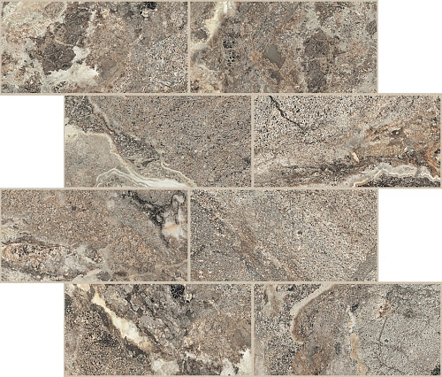 Onyx and More Golden Porphyry Strutturato 6mm Muretto  Керамогранит 30x30