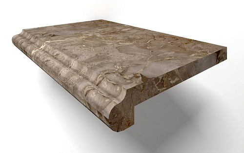 Stairs Desert Grey Solid Mb005 MB005-GREY  Мрамор 30x100