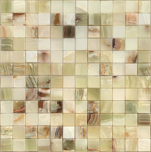 Pietrine Onice Jade Verde Pol 2.3х2.3  Керамическая плитка 29.8x29.8