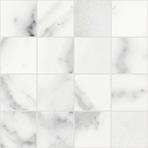 Les Origines De Rex Blanc Glossy 6mm Mosaico  Керамогранит 30x30