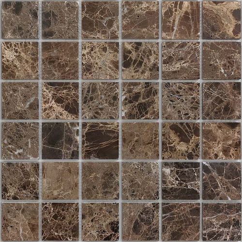 Pietrine Emperador Dark Pol 4.8х4.8  Керамическая плитка 30.5x30.5