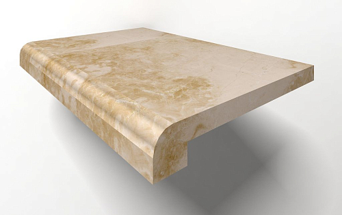 Stairs Latte Solid Mb006  Мрамор 30x100