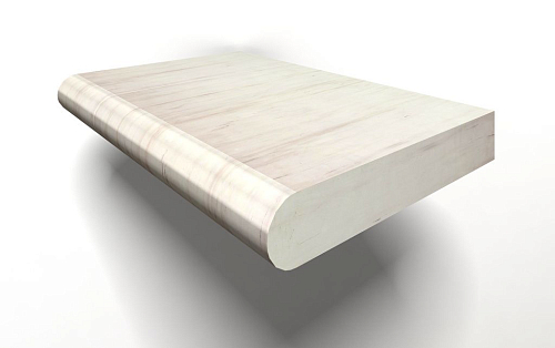 Stairs Diana White Solid Mb002  Мрамор 30x100