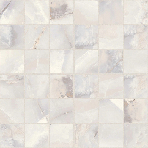 Onyx and More White Onyx Satin Mosaico  Керамогранит 30x30