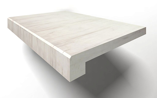 Stairs Diana White Solid Mb003  Мрамор 30x100